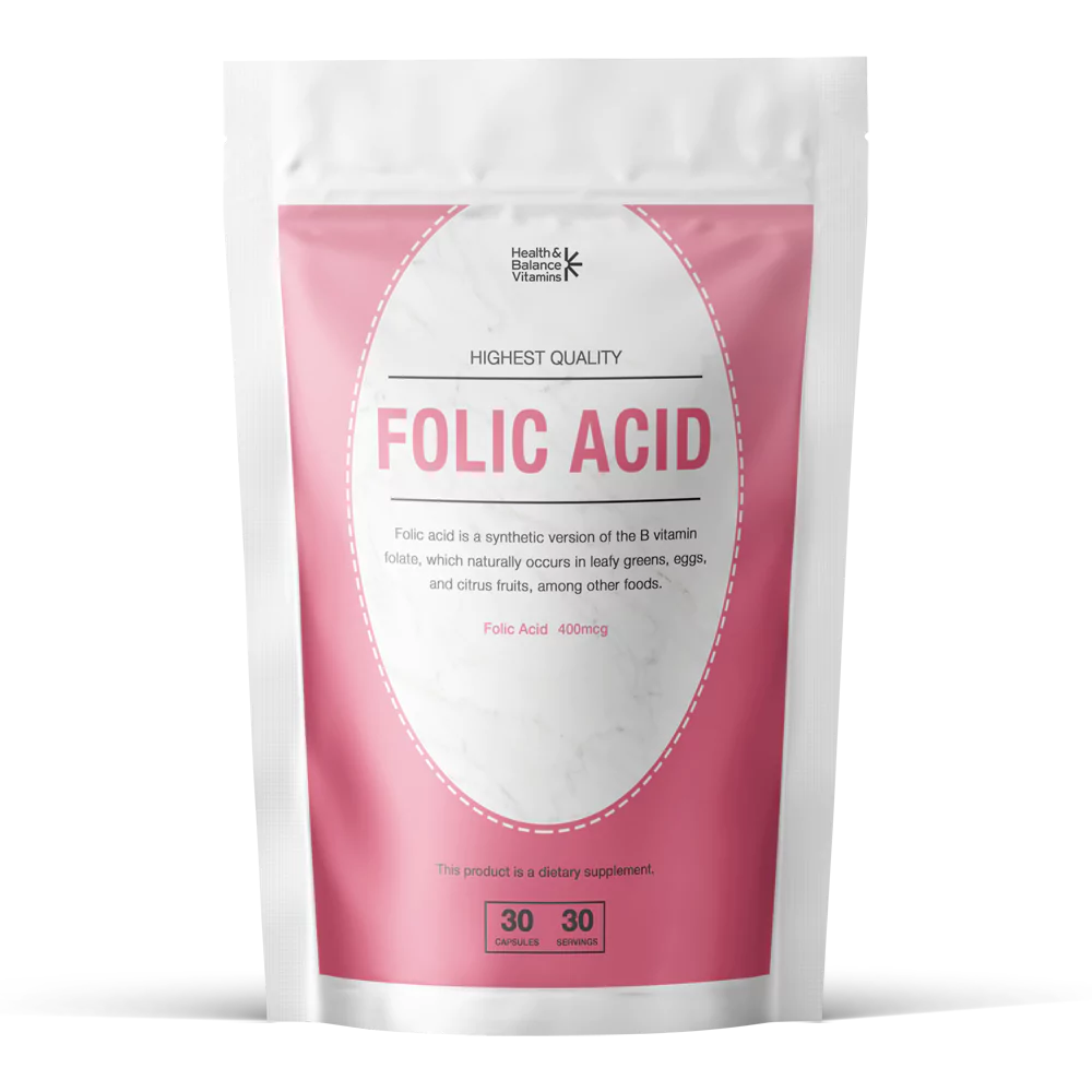 Folic Acid (UK) Health & Balance Vitamins